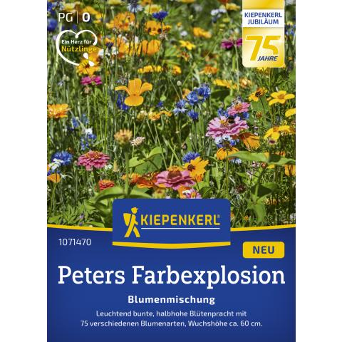 Blumenmischung "Peters Farbexplosion" 2-3m²