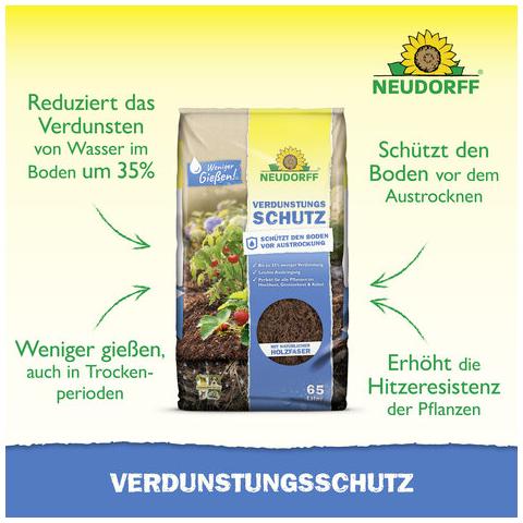 Verdunstungsschutz aus Holzfaser 65l