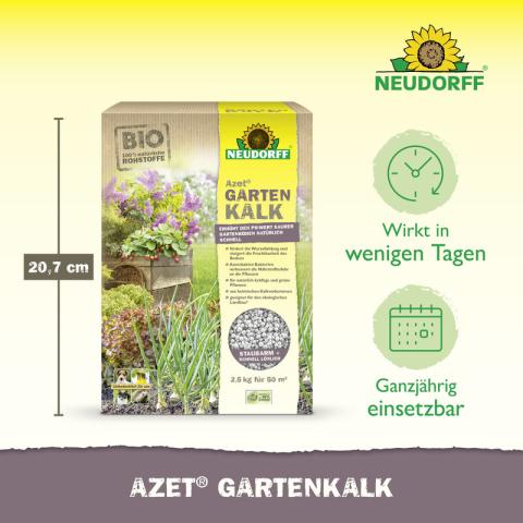 Azet® Gartenkalk 2,5kg für 50m²