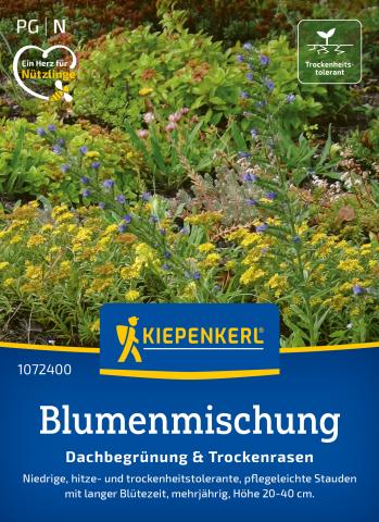 Dachbegrünung & Trockenrasen - Mischung 3-4 m²