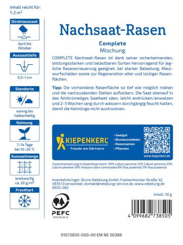 Nachsaat-Rasen "Complete"