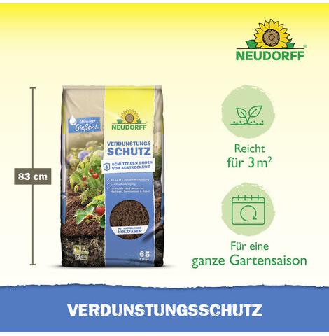 Verdunstungsschutz aus Holzfaser 65l