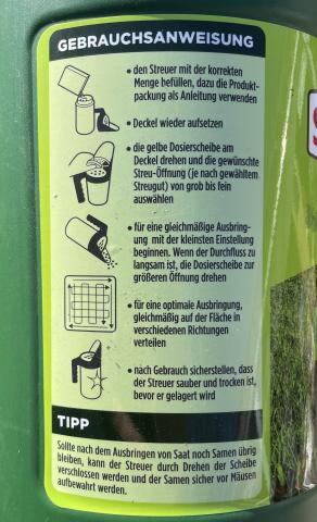 Hand-Düngerstreuer