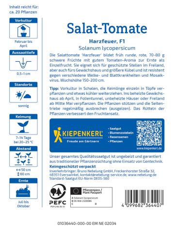 Salat-Tomate 'Harzfeuer', F1